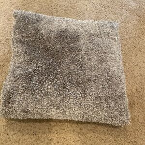 Grey decorative pillow